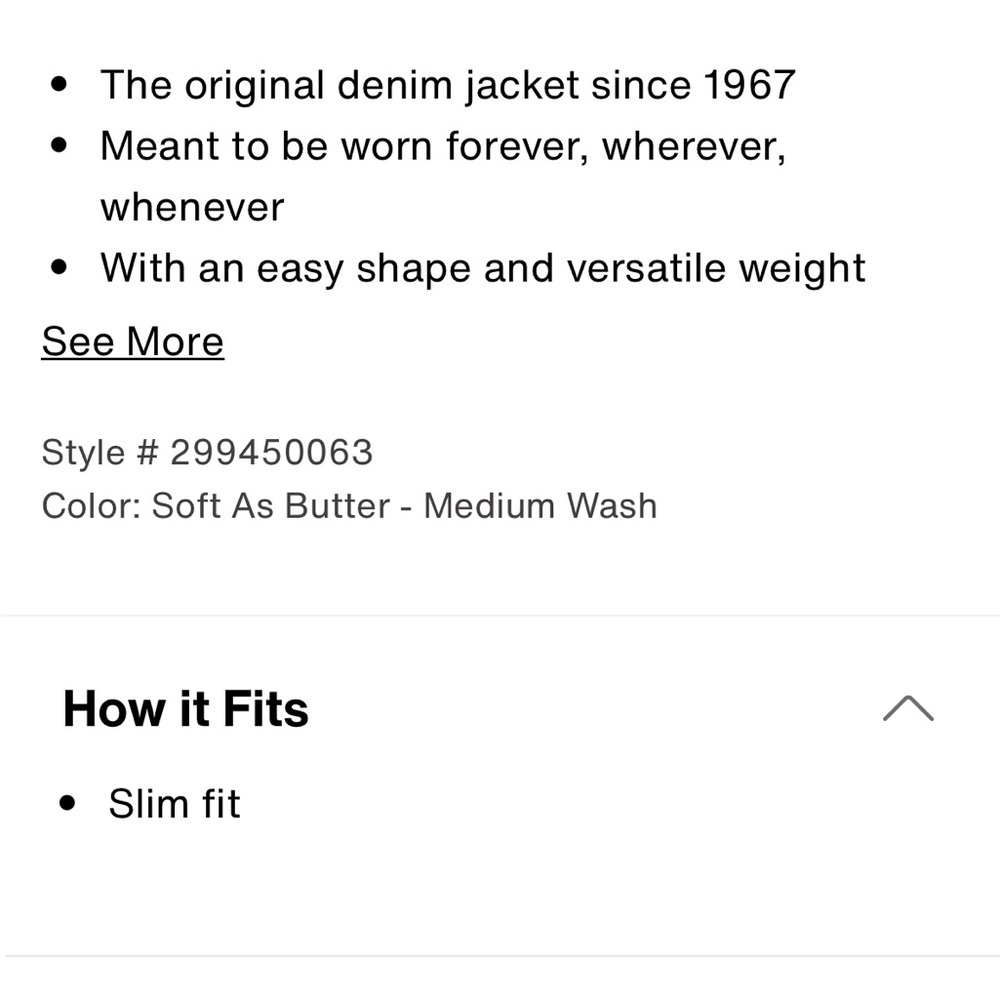 Levi’s Women’s Medium Wash Blue Denim Original Trucker Jacket - Picture 9 of 10